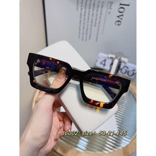 新款86002個性復古板材眼鏡框時尚男女款眼鏡架方形大框眼鏡