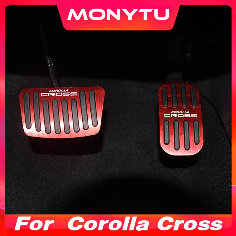 豐田 適用於 Toyota Corolla Cross 2021-2023 2024 鋁合金汽車加速器剎車離合器防滑腳踏