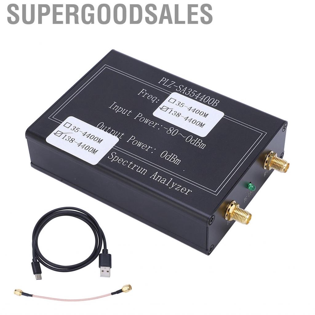 Supergoodsales 手持式便攜式頻譜頻率分析儀 138‑4400MHz