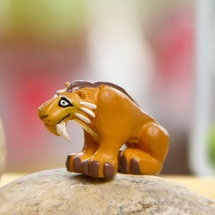 【微景小舖】劍齒虎 老虎 猛獸 微景觀 多肉植物苔蘚盆栽擺件 DIY花盆裝飾品 園藝造景 迷你擺件 拍攝道具