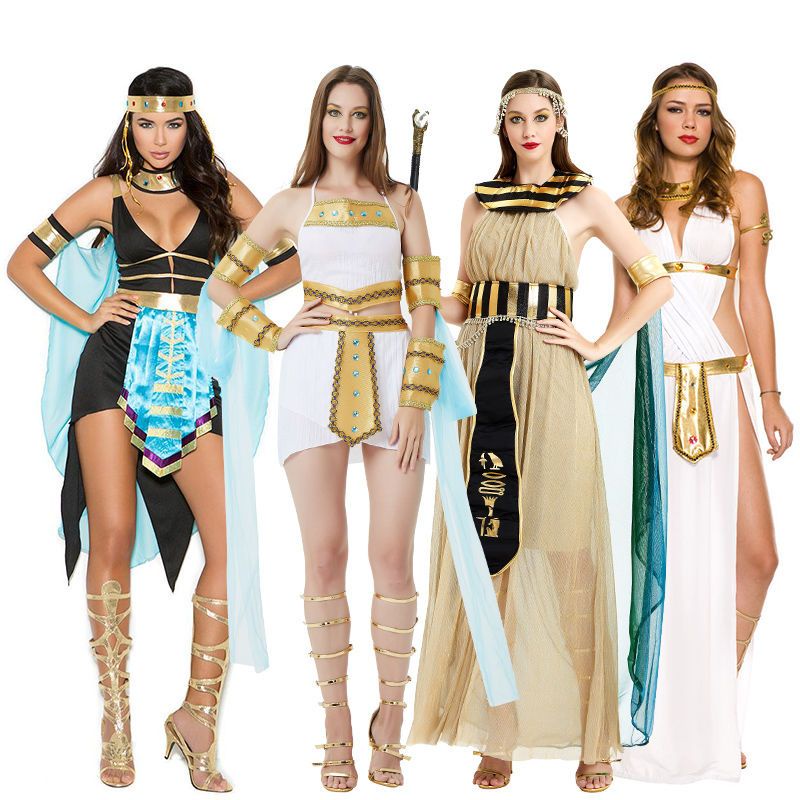 古埃及服裝cosplay 希臘神話女神服飾 萬聖節服裝 派對服裝