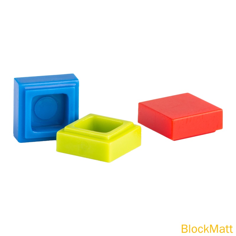 30 件裝瓷磚 DIY 積木人偶積木光滑 1x1 益智創意玩具兒童尺寸兼容 3070