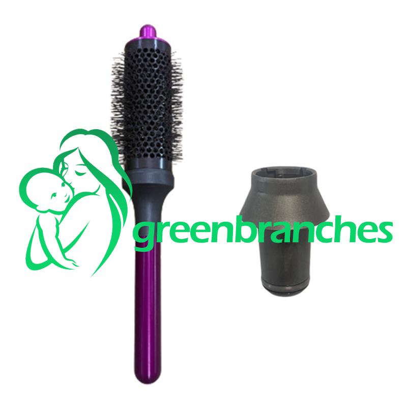 Greenbranches1 1 套吹風機圓形梳子適用於戴森吹風機 HD03/HD05/ HD08