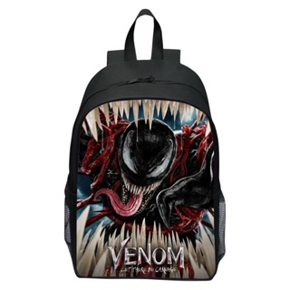 兒童背包Venom Spiderman毒液蜘蛛俠3D卡通圖案背包舒適輕便學生書包