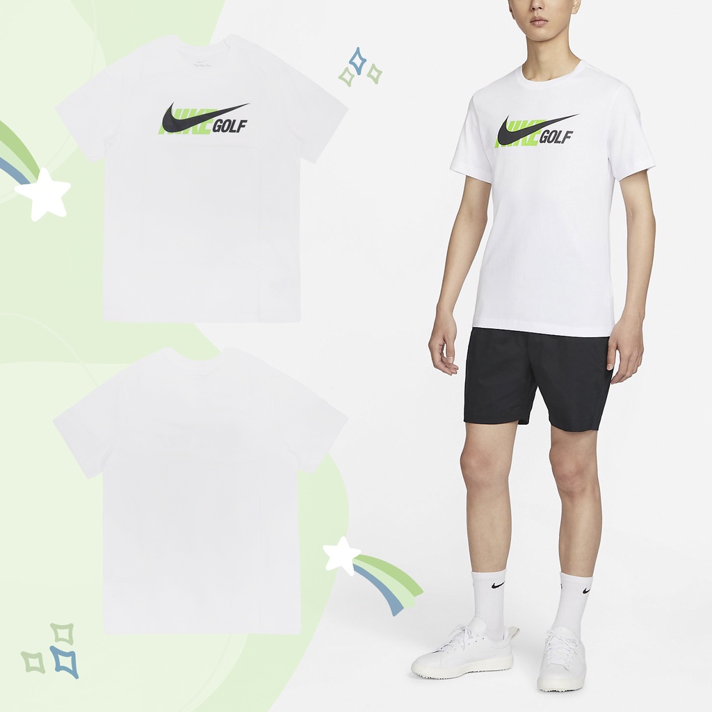 Nike 短袖 Golf Tee 男款 白 短T 高爾夫 大LOGO 【ACS】 DZ2644-100