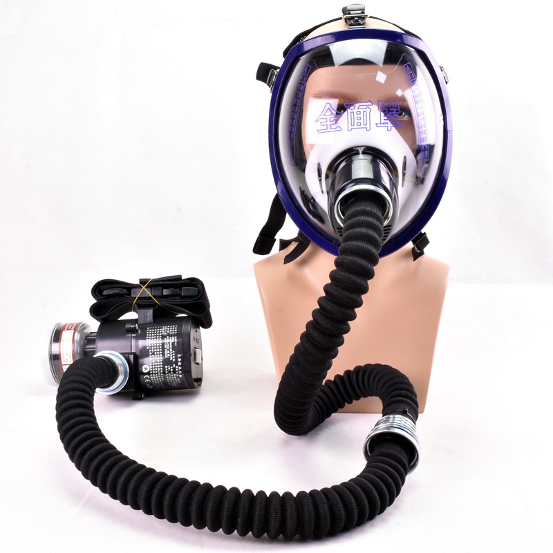 電動空氣淨化呼吸器動力送風呼吸防護器電動口罩帶風扇呼吸面罩