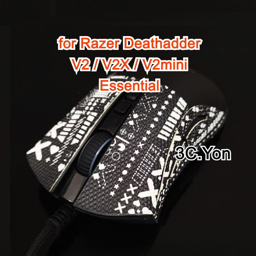 Razer DeathAdder V2 X 鼠標皮膚適用於 DeathAdder Essential V2 防滑側握把