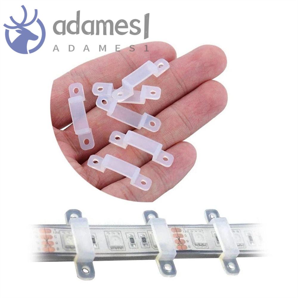 Adames 燈條燈座有用的矽膠固定安裝夾 10mm 12mm 14mm 17mm 固定座電線座固定器 Led 燈條