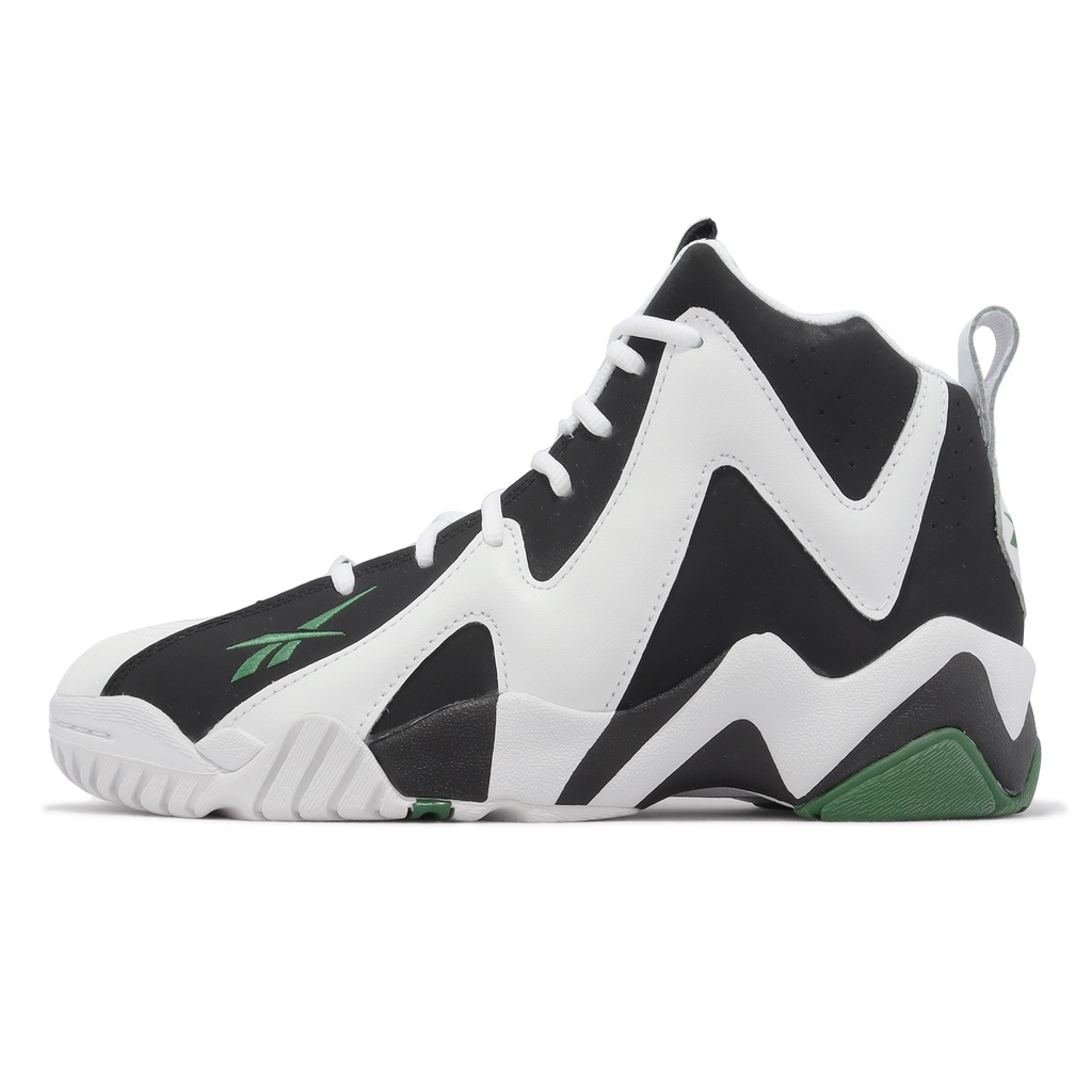 Reebok 籃球鞋 Hurrikaze II 復古 白黑綠 Shawn Kemp 男鞋 【ACS】 100033879