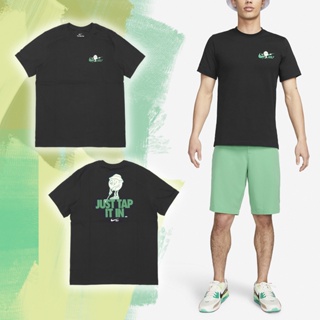 nike 短袖 golf tee 男款 黑 短t 高爾夫 大logo 【acs】 fd0038-010