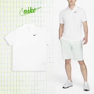 Nike 短袖 Golf Polo衫 男款 白 高爾夫 基本款 小勾 速乾 透氣【ACS】 CU9793-100