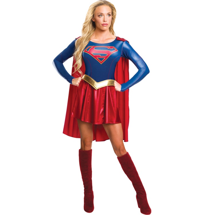2023萬聖節新款 正義聯盟女超人cosplay服裝Superman超級英雄 萬聖節游戲制服