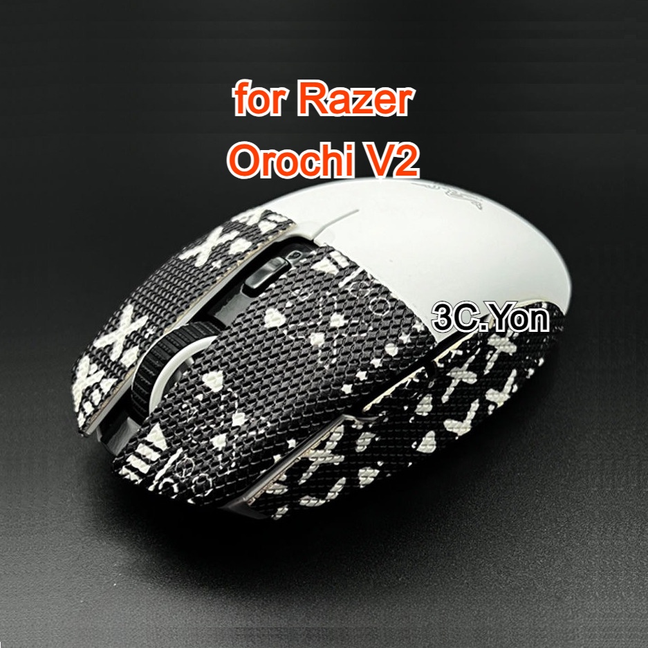 Razer Orochi V2 移動無線遊戲鼠標防滑膠帶側握貼紙防汗墊保護膜超輕鼠標皮膚