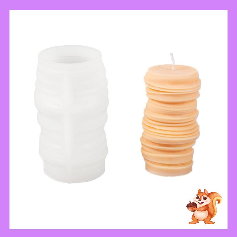Siy 矽膠肥皂模具蠟燭模具矽膠工藝品模具圓柱形模具