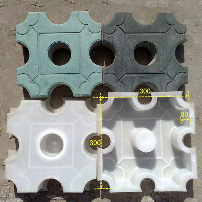 推薦~花園庭院鋪路磚模具室外停車場植草磚停車位模型草坪磚戶外磨具