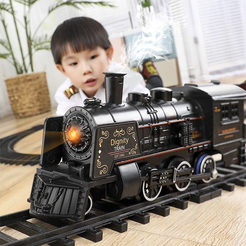 【免運】 蒸汽火車玩具 噴霧火車 玩具車 益智玩具 拼圖 火車玩具 蒸汽火車 軌道車玩具 火車 玩具 toy 兒童玩具