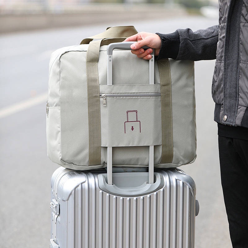 SENSES// 可摺疊大容量旅行袋防水手提包行李包收納袋男女登機便攜包 Ta3n