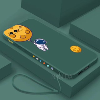 外殼 iphone 7 plus iphone 8 plus 手機殼矽膠軟殼最新宇航員圖案設計同款 TPU 手機殼掛繩