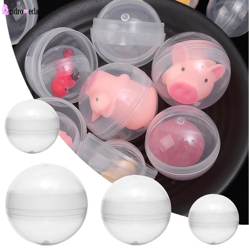 全新多功能 28/35/45/50mm 塑料空心扭蛋球玩具迷你透明耐用膠囊蛋玩具自動售貨爪機配件