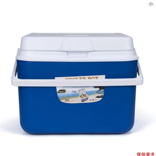 SNYD3 戶外露營保溫箱 便攜保溫包車用冰箱 冷鏈午餐包手提冷藏箱 藍色 8L【8個一箱，按箱起訂 】