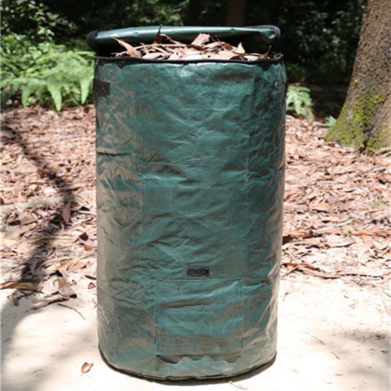 堆肥袋 堆肥桶 週轉落葉袋 雜草堆肥發酵袋 廚餘垃圾堆肥箱 自製營養土