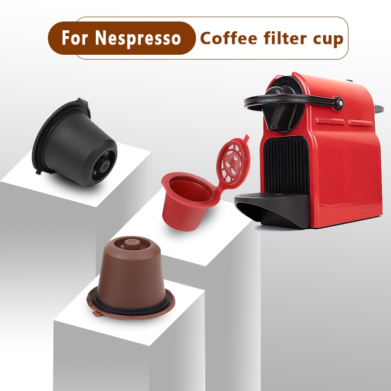 3 件兼容 NESPRESSO 雀巢咖啡膠囊殼回收殼可重複使用填充咖啡粉過濾器