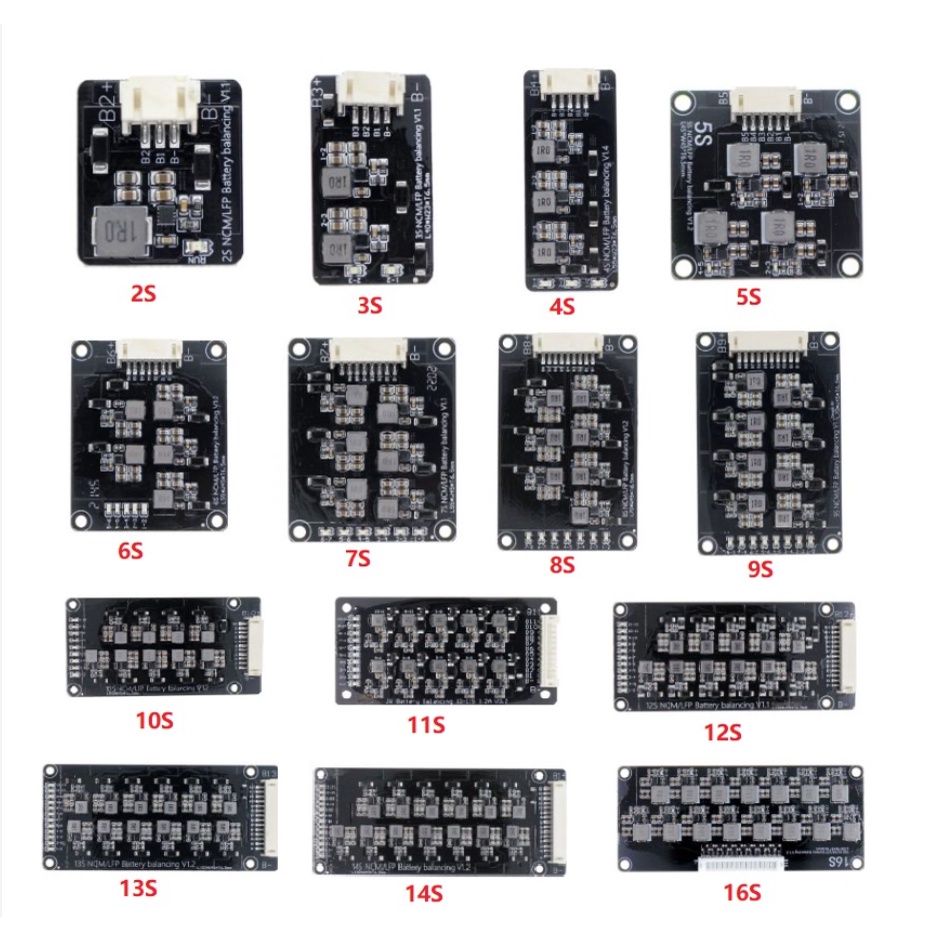 紅光1.2a平衡鋰離子lipo4鋰電池有源均衡器平衡器bms 3S 4S 5S 6S 7S 8S