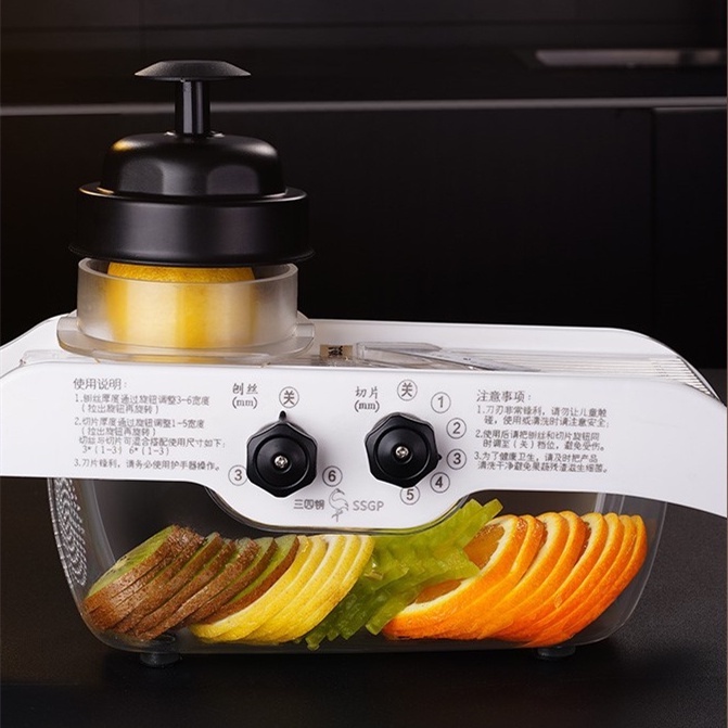 快速出貨 水果切片機 多功能蔬果處理器 切片神器 切檸檬片 切絲切片 檸檬切片器  不鏽鋼切片器 切片器 水果切片機