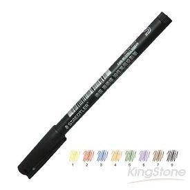 【STAEDTLER 施德樓】油性萬用投影筆-0.4mm（黑色）【金石堂】