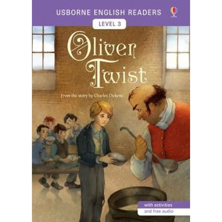 Oliver Twist 孤雛淚 (Usborne English Readers Level 3)(有聲書)/Mairi Mackinnon Usborne English Readers.Level 3 【禮筑外文書店】