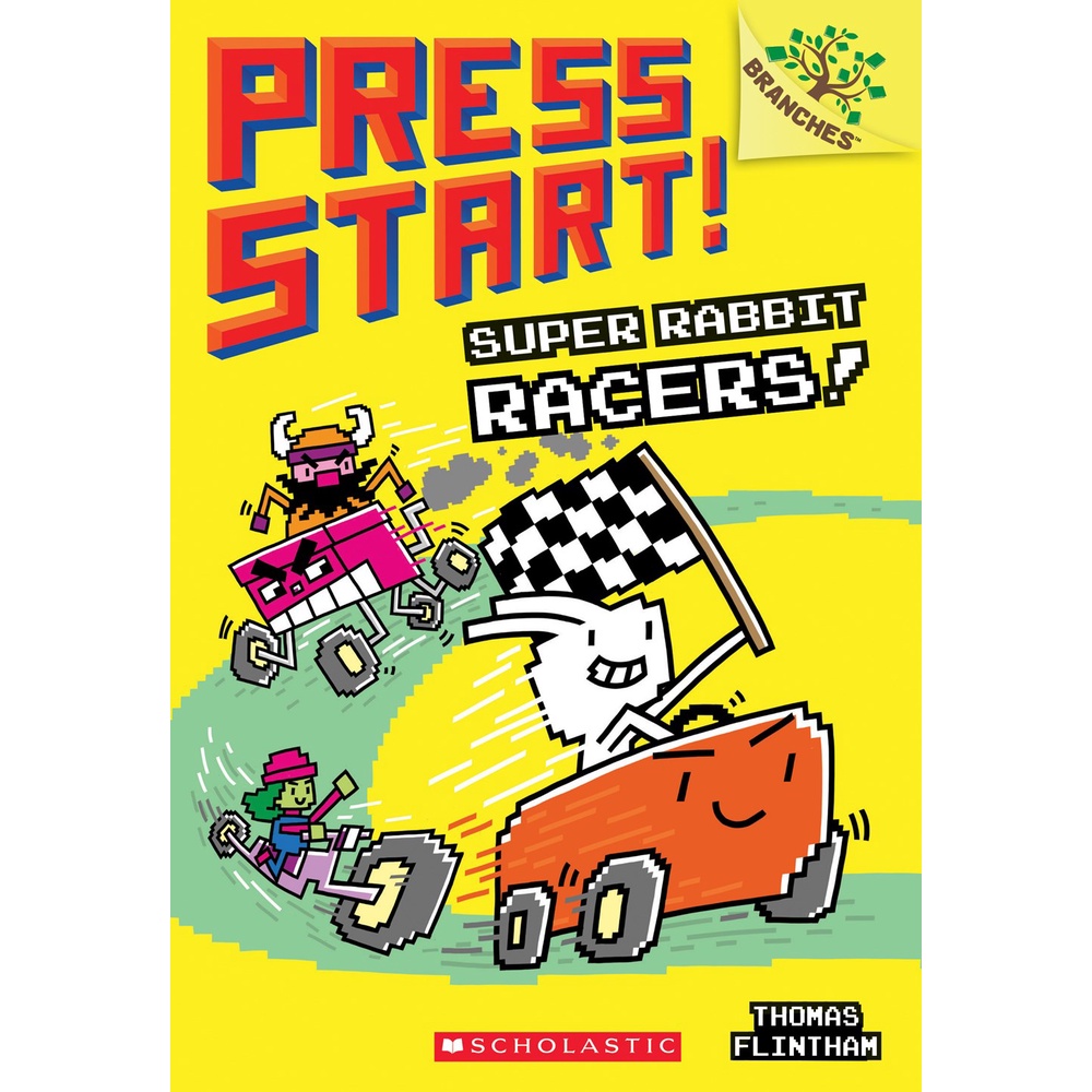 Super Rabbit Racers! (Press Start! #3)(全彩平裝本)/Thomas Flintham Press Start! Scholastic Branches 【禮筑外文書店】
