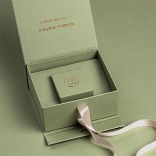【客製化】【首飾盒】抹茶綠 珠寶首飾包裝盒 訂製 創意盒 中盒 款式 戒指金飾玉器高定禮盒