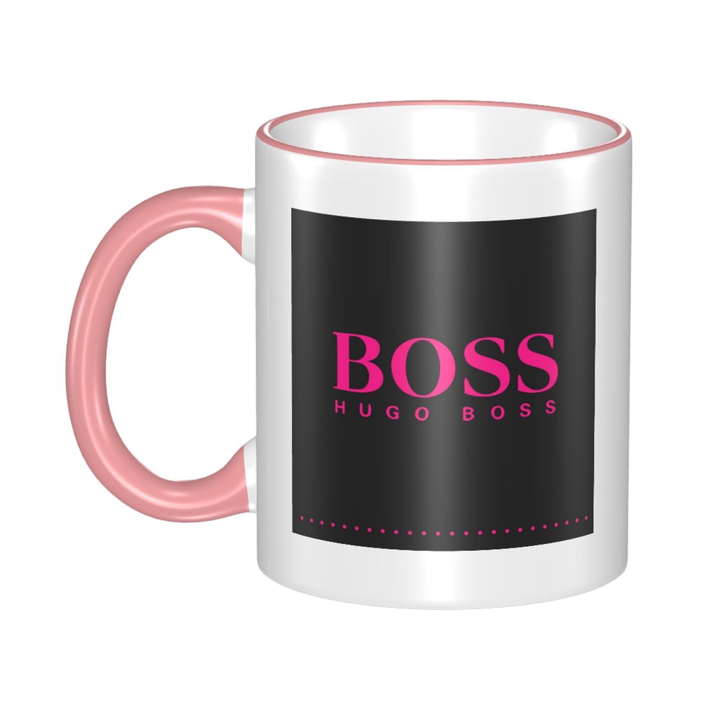 現貨 Hugo Boss (4) 馬克杯 創意咖啡杯情侶杯 簡約陶瓷杯 個性潮流陶瓷喝水杯子 330ml