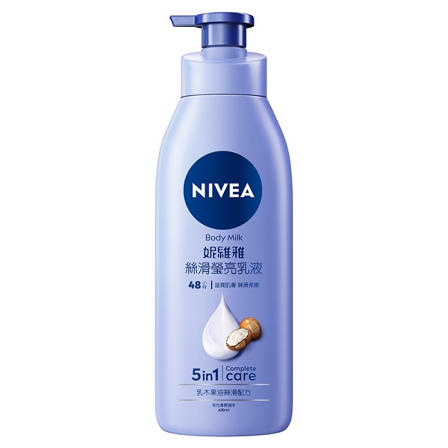 NIVEA妮維雅 絲滑瑩亮潤膚乳液400ml