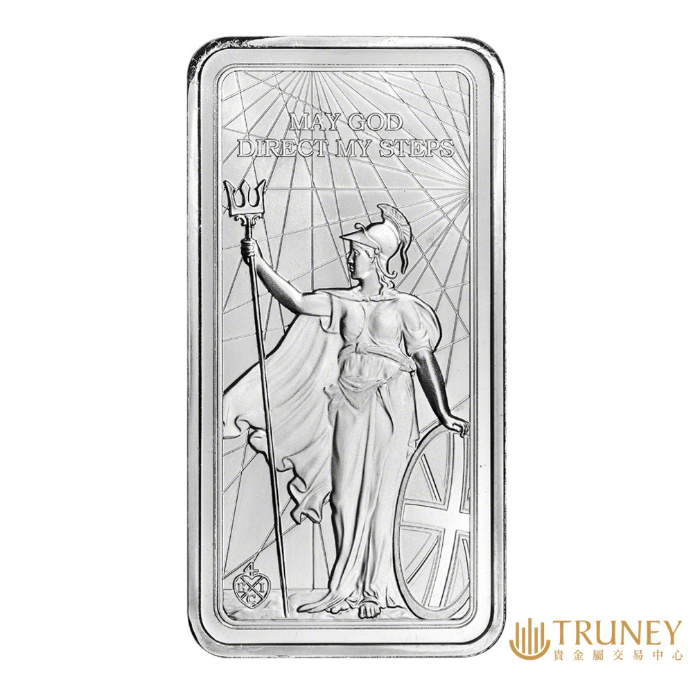 【TRUNEY貴金屬】2022聖赫勒拿女神 - 站立的不列顛女神矩形銀幣10盎司 / 約 82.94台錢