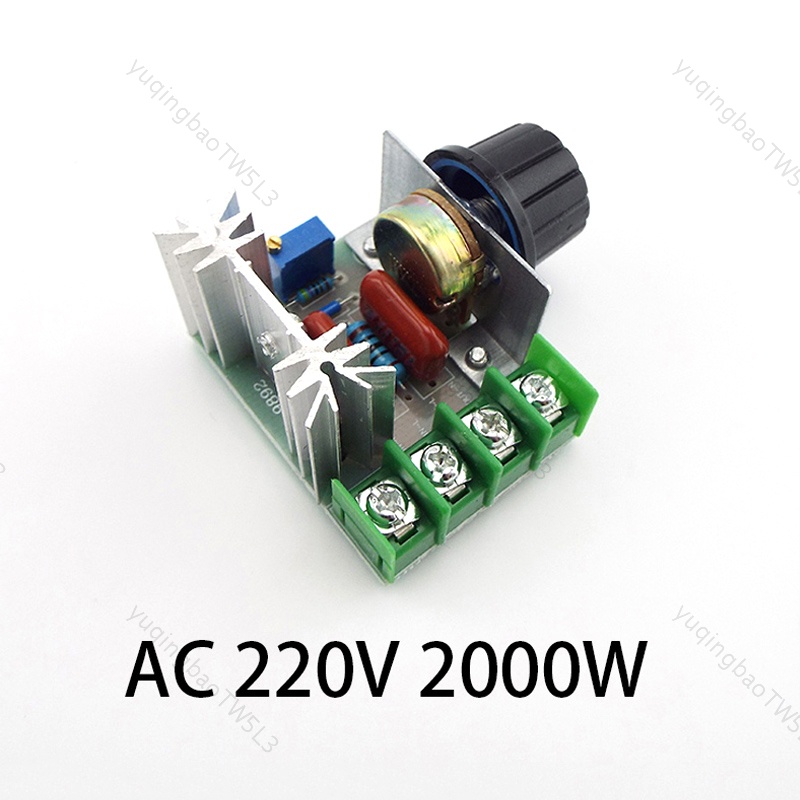 Ac 220V 2000W 可控矽穩壓器調光調光器速度電源控制器恆溫器 TW5L3