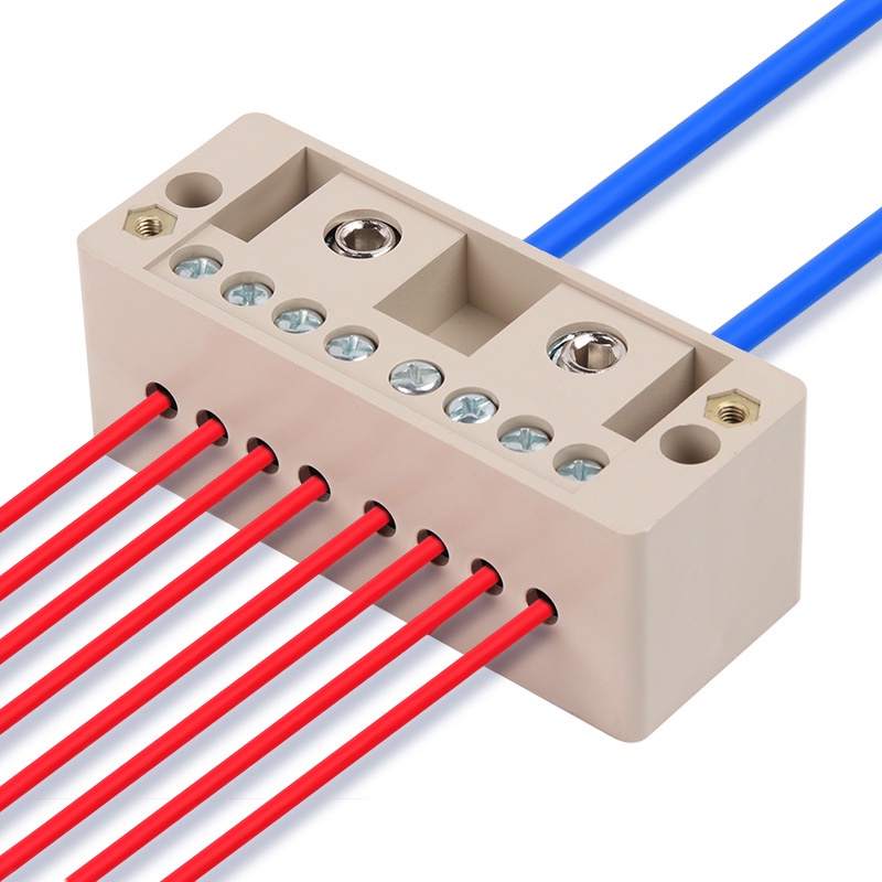 接線盒二進六出分線盒二進八出電線分線器接線端子併線器