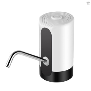 USB充電電動抽水器桶裝水壓水泵 純淨水桶自動上水家用水桶架飲水機大桶吸水器 白色