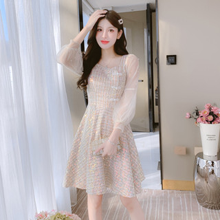 【HOT 本舖】 小個子香檳色訂婚晚禮服裙女 伴娘服年會生日連衣裙眾輕奢高階短款 連衣裙