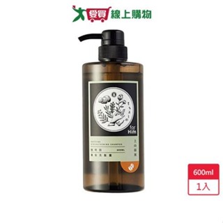 上山採藥ForHim咖啡因洗髮露600ml【愛買】