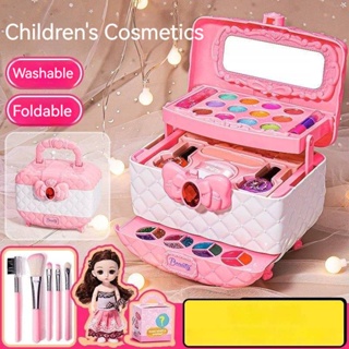 <熱賣> 兒童化妝品 玩具套裝 無毒 小女童 指甲油 女孩 公主 彩妝盒 3一9歲 生日禮物 (24小時出貨）