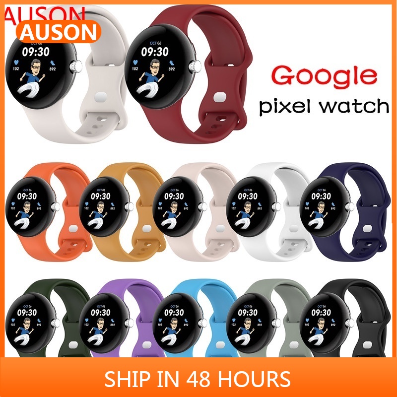 Google pixel watch 錶帶 10多彩選擇 高品質智能錶帶手錶 矽膠腕帶