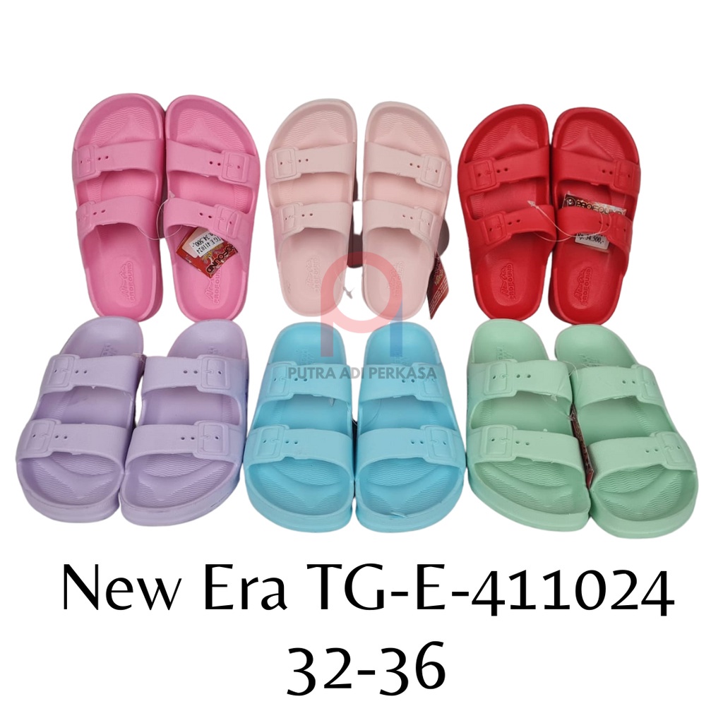 NEW ERA 新款 ERA TG-E 2 扣輪胎女童涼鞋 411024