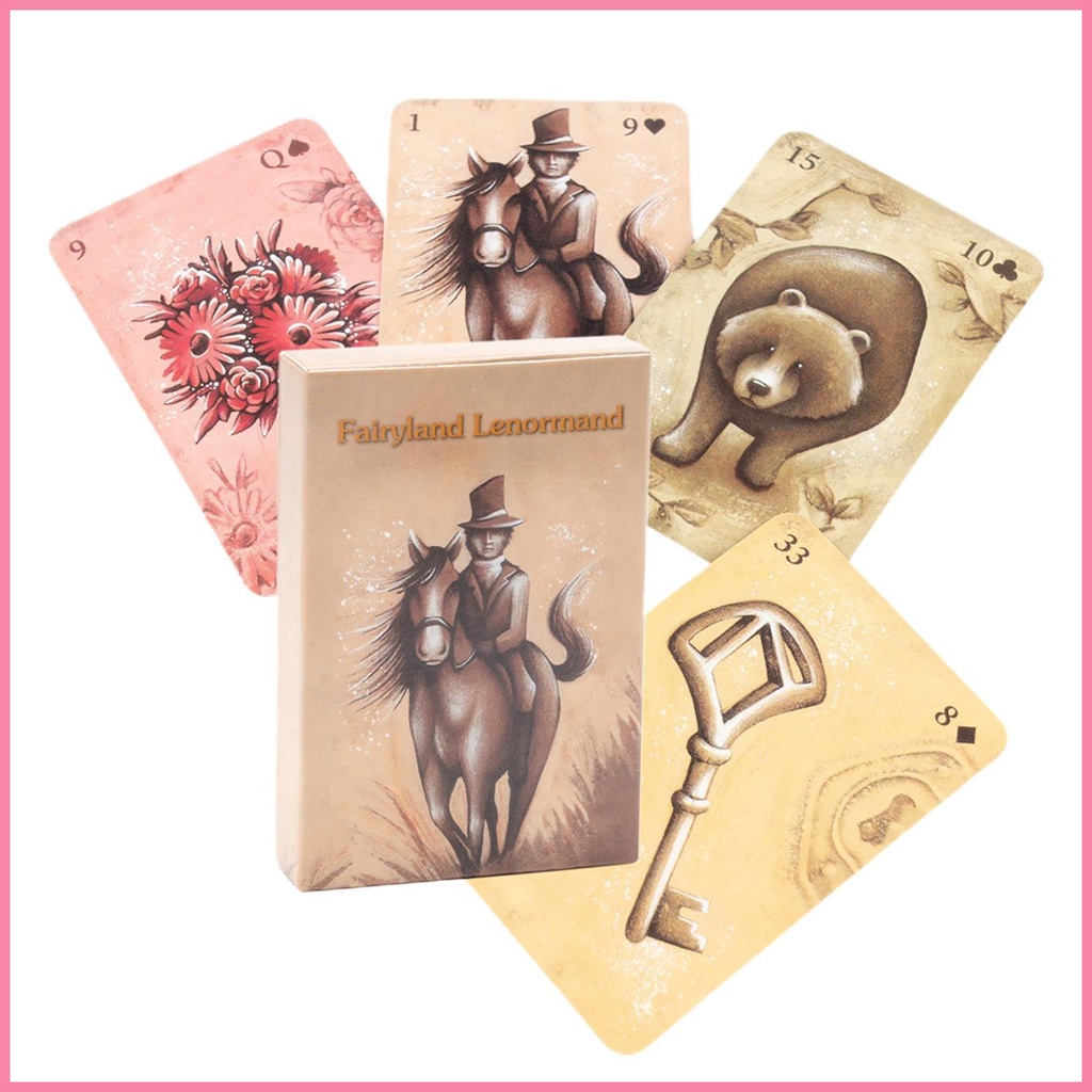 唯美祕境雷諾曼 fairyland lenormand 古早帶說明卡 仙境雷諾曼卡 英文塔羅牌 naitw