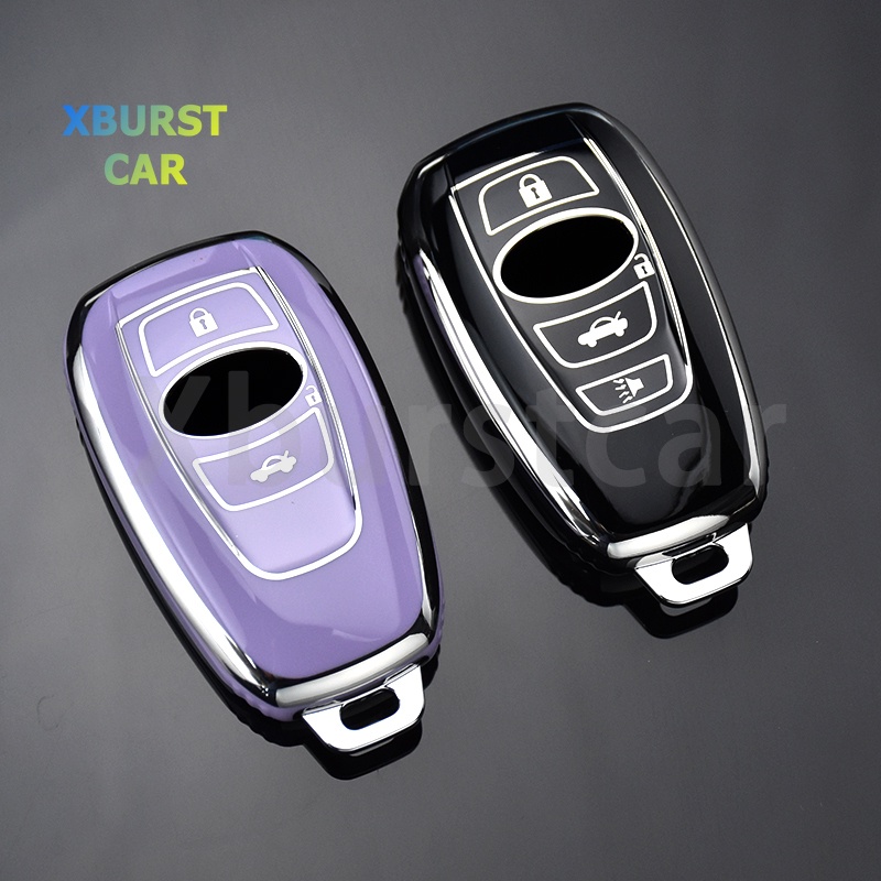 SUBARU Tpu 汽車智能鑰匙套包鑰匙扣適用於斯巴魯 BRZ Forester Impreza STi WRX XV