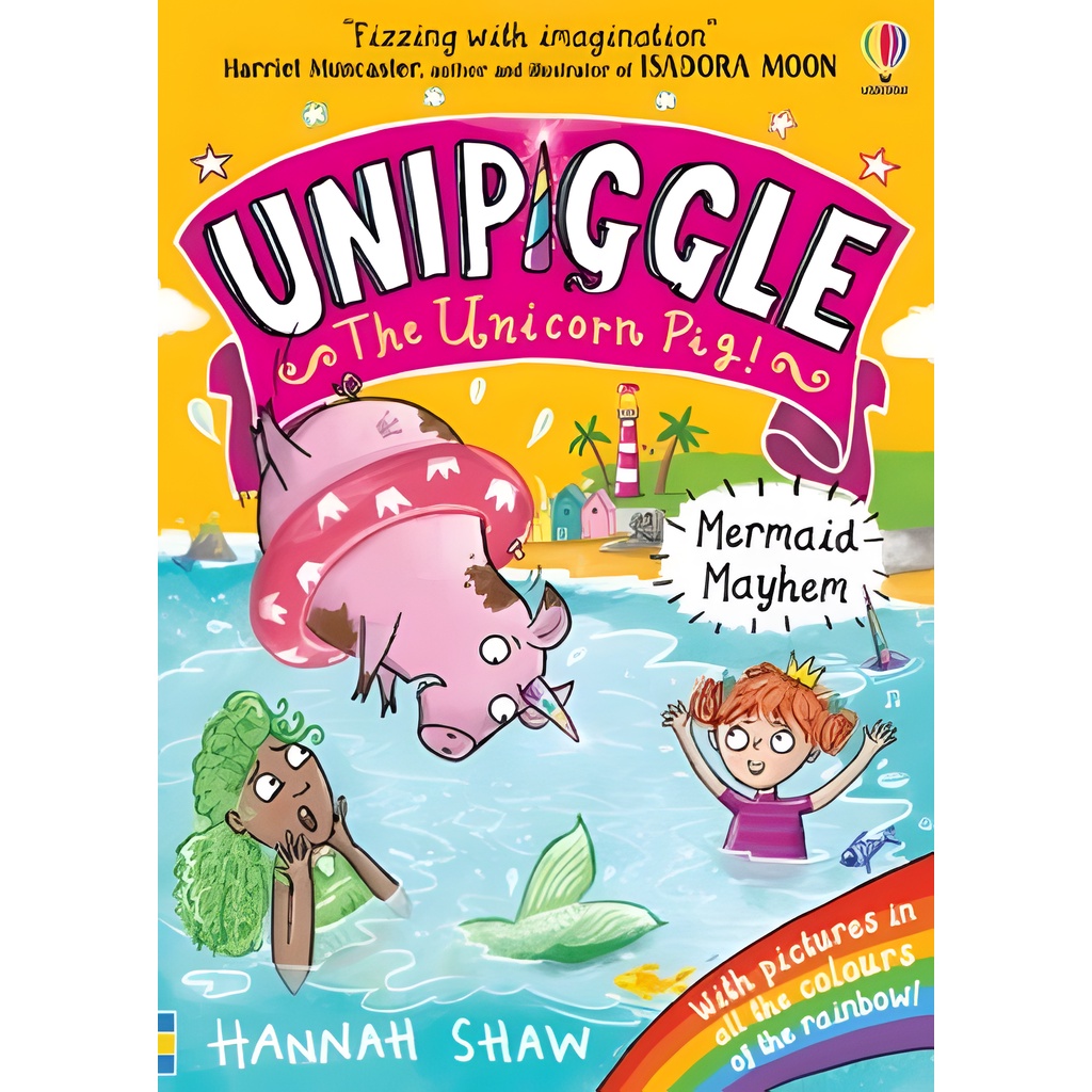 Unipiggle the Unicorn Pig 3: Mermaid Mayhem (平裝本)(彩色印刷)/Hannah Shaw【三民網路書店】