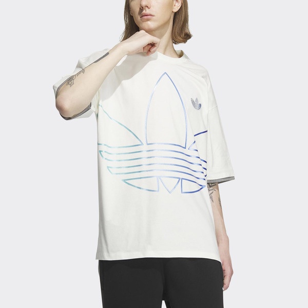 Adidas LT TEE SS M 1 IP7543 男 短袖 上衣 T恤 亞洲版 休閒 三葉草 柔軟 棉質 白