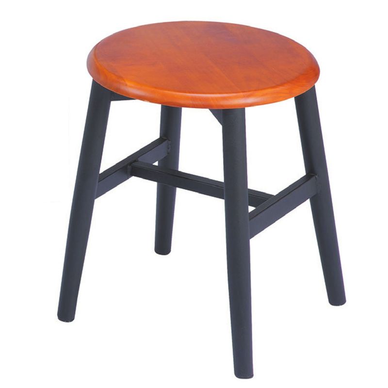 【CB559-112363】柚木色低腳木面餐椅(236-3)(烤黑砂)(東部及桃園以南請另詢運費)