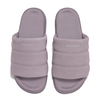 adidas 拖鞋 Adilette Essential W 粉紫 麂皮 女鞋 愛迪達 【ACS】 IF3572