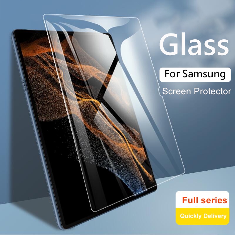 SAMSUNG 鋼化玻璃適用於三星 Galaxy Tab S9 S9 FE S9 plus S9 S8 plus S8